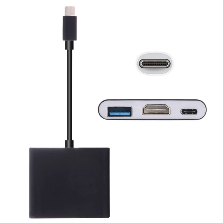 Adaptateur USB-C / Type-C 3.1 Mâle vers USB-C / Type-C 3.1 Femelle & HDMI Femelle & USB 3.0 Femelle, Type-C+USB+HDMI (J), Type-C+USB+HDMI (G), Type-C+USB+HDMI (B), Type-C+USB+HDMI (S)
