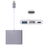 Adaptateur USB-C / Type-C 3.1 Mâle vers USB-C / Type-C 3.1 Femelle & HDMI Femelle & USB 3.0 Femelle, Type-C+USB+HDMI (J), Type-C+USB+HDMI (G), Type-C+USB+HDMI (B), Type-C+USB+HDMI (S)