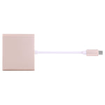 Adaptateur USB-C / Type-C 3.1 Mâle vers USB-C / Type-C 3.1 Femelle & HDMI Femelle & USB 3.0 Femelle, Type-C+USB+HDMI (J), Type-C+USB+HDMI (G), Type-C+USB+HDMI (B), Type-C+USB+HDMI (S)