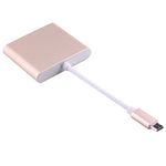 Adaptateur USB-C / Type-C 3.1 Mâle vers USB-C / Type-C 3.1 Femelle & HDMI Femelle & USB 3.0 Femelle, Type-C+USB+HDMI (J), Type-C+USB+HDMI (G), Type-C+USB+HDMI (B), Type-C+USB+HDMI (S)