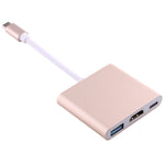 Adaptateur USB-C / Type-C 3.1 Mâle vers USB-C / Type-C 3.1 Femelle & HDMI Femelle & USB 3.0 Femelle, Type-C+USB+HDMI (J), Type-C+USB+HDMI (G), Type-C+USB+HDMI (B), Type-C+USB+HDMI (S)