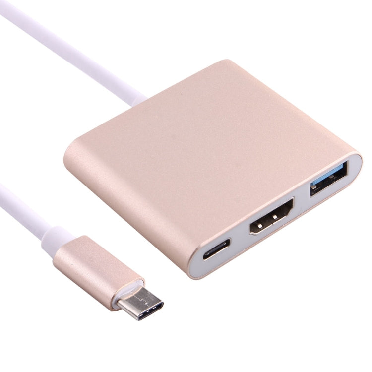 Adaptateur USB-C / Type-C 3.1 Mâle vers USB-C / Type-C 3.1 Femelle & HDMI Femelle & USB 3.0 Femelle, Type-C+USB+HDMI (J), Type-C+USB+HDMI (G), Type-C+USB+HDMI (B), Type-C+USB+HDMI (S)