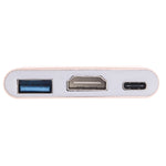 Adaptateur USB-C / Type-C 3.1 Mâle vers USB-C / Type-C 3.1 Femelle & HDMI Femelle & USB 3.0 Femelle, Type-C+USB+HDMI (J), Type-C+USB+HDMI (G), Type-C+USB+HDMI (B), Type-C+USB+HDMI (S)