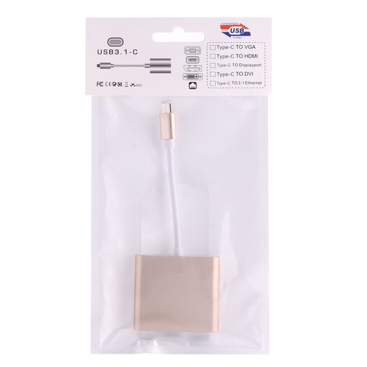 Adaptateur USB-C / Type-C 3.1 Mâle vers USB-C / Type-C 3.1 Femelle & HDMI Femelle & USB 3.0 Femelle, Type-C+USB+HDMI (J), Type-C+USB+HDMI (G), Type-C+USB+HDMI (B), Type-C+USB+HDMI (S)