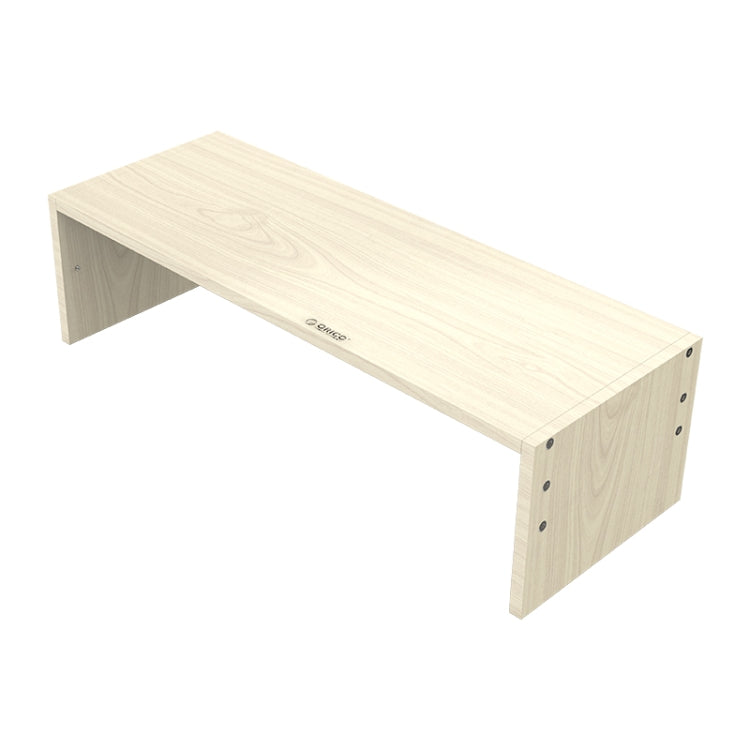 Support d'écran d'ordinateur ORICO MSR-02-WD-BP effet bois, Dimensions : 50 x 20 x 13,5 cm