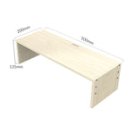 ORICO MSR-02-WD-BP Wood Grain Computer Monitor Holder, Size: 50 x 20 x 13.5cm, Size: 50 x 20 x 13.5cm