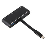 Convertisseur V126 USB-C / Type-C Mâle vers PD + HDMI + VGA + Audio + USB 3.0 Femelle 5 en 1, 5 en 1