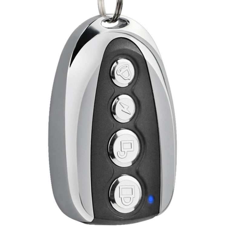 Télécommande universelle sans fil en U 433Mhz, duplicateur de clé de porte de garage métallique 4 touches, mini contrôleur portable, télécommande de copie