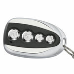 Télécommande universelle sans fil en U 433Mhz, duplicateur de clé de porte de garage métallique 4 touches, mini contrôleur portable, télécommande de copie