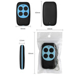 Télécommande colorée à quatre touches pour porte de garage, télécommande sans fil 433MHZ, duplicateur de clé de copie