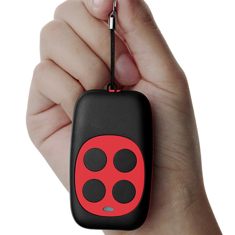 Télécommande colorée à quatre touches pour porte de garage, télécommande sans fil 433MHZ, duplicateur de clé de copie