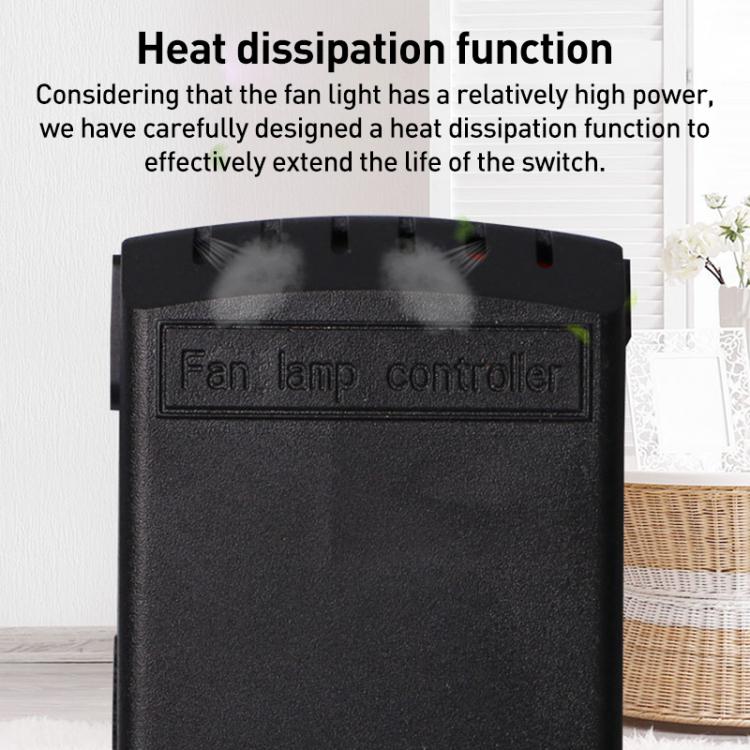 Kit de télécommande universelle pour ventilateur de plafond avec lampe, 85-265V, minuterie, interrupteur sans fil, réglage de la vitesse du vent, émetteur-récepteur