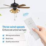 Kit de télécommande universelle pour ventilateur de plafond avec lampe, 85-265V, minuterie, interrupteur sans fil, réglage de la vitesse du vent, émetteur-récepteur