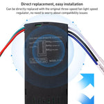 Kit de télécommande universelle pour ventilateur de plafond avec lampe, 85-265V, minuterie, interrupteur sans fil, réglage de la vitesse du vent, émetteur-récepteur