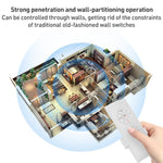 Kit de télécommande universelle pour ventilateur de plafond avec lampe, 85-265V, minuterie, interrupteur sans fil, réglage de la vitesse du vent, émetteur-récepteur