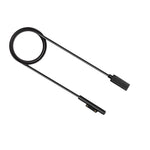 Câble de charge rapide USB-C / Type-C Femelle vers 6 broches Mâle pour ordinateur portable PD Microsoft Surface Pro 7 / 6 / 5 / 4 / 3, longueur du câble : 0,2 m