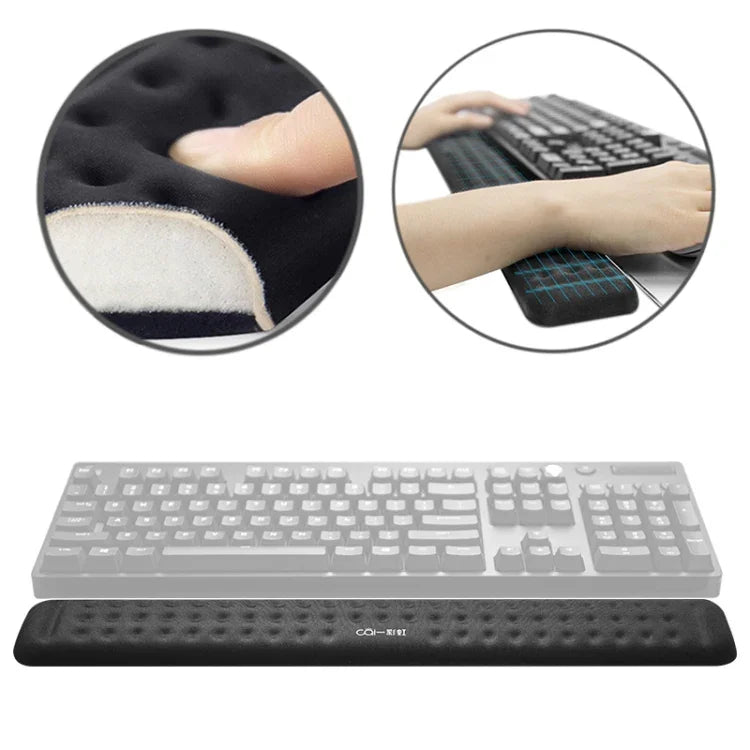 Repose-poignet pour clavier mécanique et tapis de souris en mousse à mémoire de forme, Taille : L, Taille : L