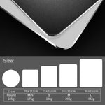 Tapis de souris antidérapant double face en alliage d'aluminium, taille : S, taille : S
