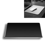 Tapis de souris de bureau double face antidérapant en alliage d'aluminium, taille : M, taille : M