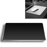 Tapis de souris double face antidérapant en alliage d'aluminium, taille : L, taille : L