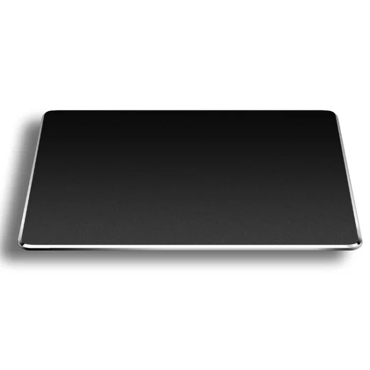 Tapis de souris double face antidérapant en alliage d'aluminium, taille : L, taille : L