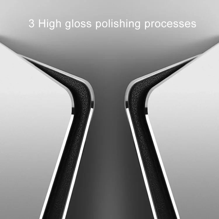 Tapis de souris double face antidérapant en alliage d'aluminium, taille : L, taille : L