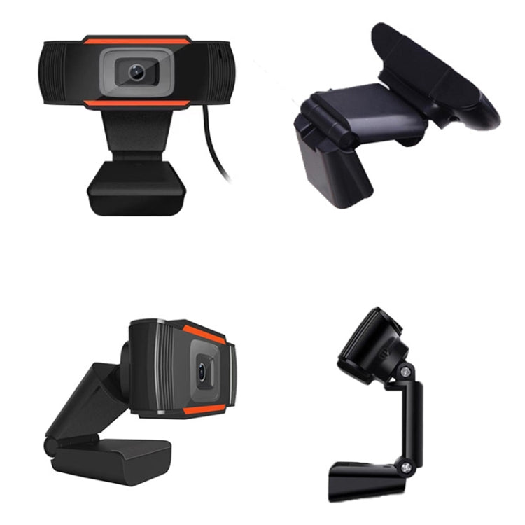 Webcam USB 720P avec microphone et mise au point manuelle
