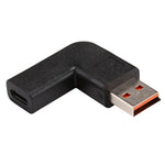 Connecteur d'adaptateur secteur USB-C / Type-C Femelle vers Yoga 3 Mâle à angle de 90 degrés pour Lenovo