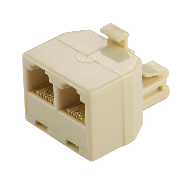 Câble d'extension pour téléphone de bureau à double port RJ11, adaptateur connecteur, 2 RJ11 femelle vers RJ11 mâle