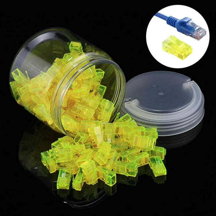 100 pièces connecteur modulaire RJ45 Anpwoo Amp01, 100 pièces (Jaune), 100 pièces (Bleu), 100 pièces (Orange)