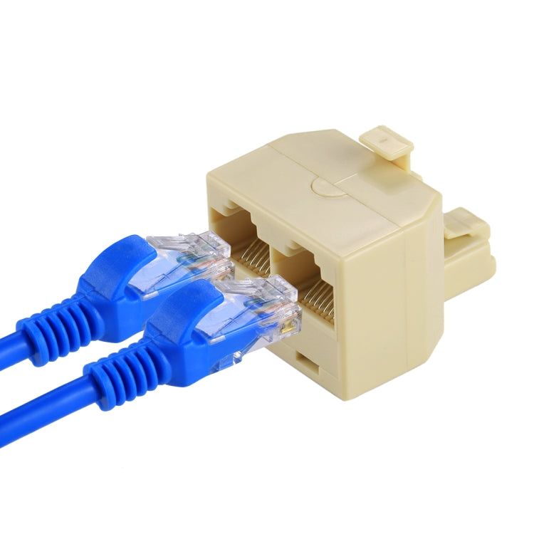Adaptateur réseau connecteur LAN Ethernet à double port RJ45, 2 RJ45 femelle vers RJ45 mâle