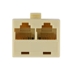 Adaptateur réseau connecteur LAN Ethernet à double port RJ45, 2 RJ45 femelle vers RJ45 mâle