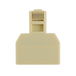 Adaptateur réseau connecteur LAN Ethernet à double port RJ45, 2 RJ45 femelle vers RJ45 mâle