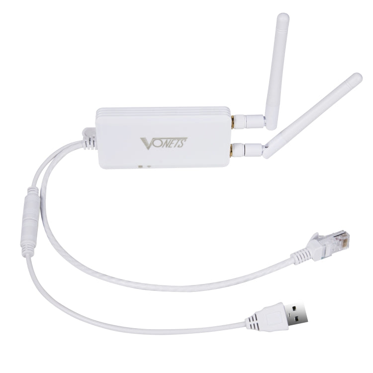 Pont sans fil mini VONETS VAP11S 2,4G répéteur WiFi 300Mbps avec 2 antennes, VAP11S