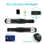 Lecteur de carte multifonction ROCKETEK CR310 USB 3.0 + carte TF + carte SD + carte SIM + carte à puce, USB 3.0