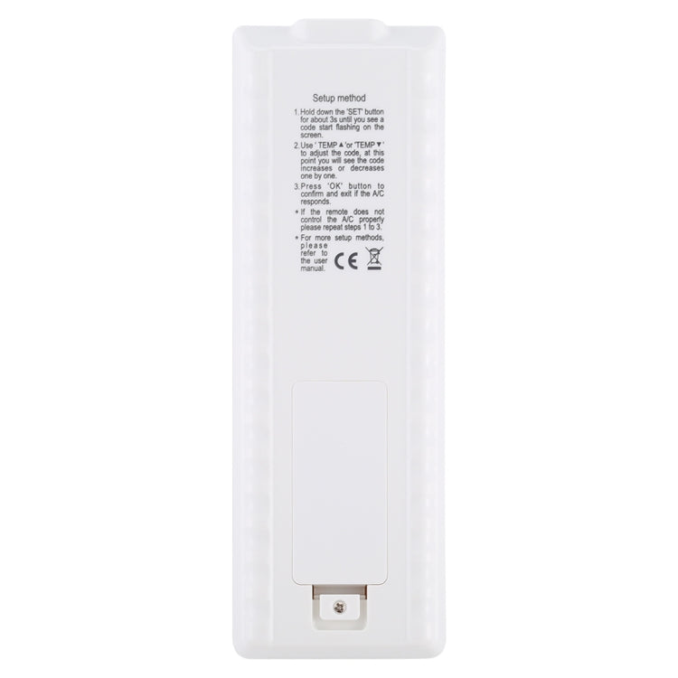 Télécommande universelle Chunghop K-2988E pour climatisation avec lampe de poche
