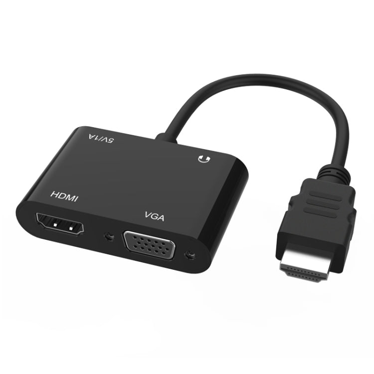Adaptateur Onten 5165HV HDMI vers HDMI + VGA, 5165HV