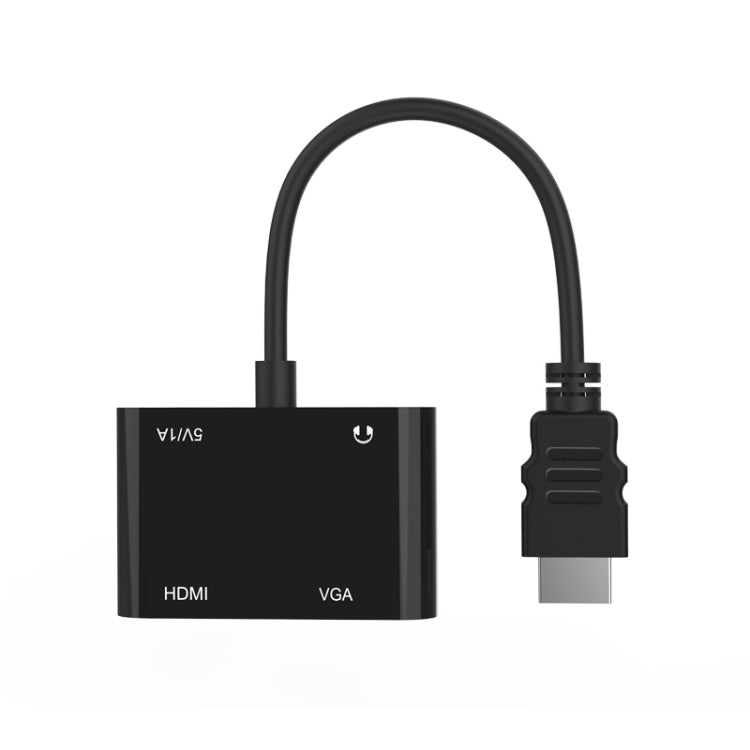 Adaptateur Onten 5165HV HDMI vers HDMI + VGA, 5165HV