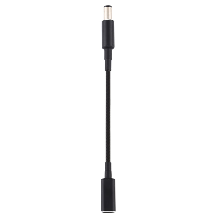 Câble tressé en nylon adaptateur PD 100W 18,5-20V 7,4 x 0,6 mm vers USB-C / Type-C pour HP, 7,4 x 0,6 mm