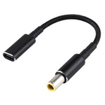 Adaptateur PD 100W 18.5-20V 7.9 x 0.9mm vers USB-C / Type-C Câble tressé en nylon