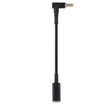 Adaptateur coudé PD 100W 18.5-20V 5.5 x 2.5mm vers USB-C / Type-C Câble tressé en nylon, 5.5 x 2.5mm