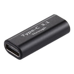 Adaptateur en alliage d'aluminium femelle Type-C / USB-C vers femelle Type-C / USB-C, femelle Type-C vers femelle Type-C