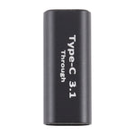 Adaptateur en alliage d'aluminium femelle Type-C / USB-C vers femelle Type-C / USB-C, femelle Type-C vers femelle Type-C