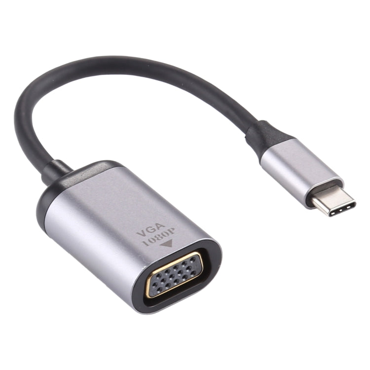 Câble adaptateur de connexion 1080P VGA femelle vers Type-C / USB-C mâle, VGA femelle vers Type-C mâle