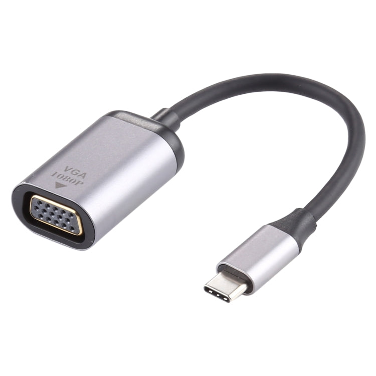 Câble adaptateur de connexion 1080P VGA femelle vers Type-C / USB-C mâle, VGA femelle vers Type-C mâle