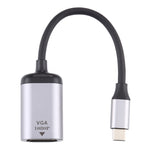 Câble adaptateur de connexion 1080P VGA femelle vers Type-C / USB-C mâle, VGA femelle vers Type-C mâle