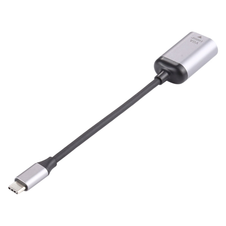 Câble adaptateur de connexion 1080P VGA femelle vers Type-C / USB-C mâle, VGA femelle vers Type-C mâle