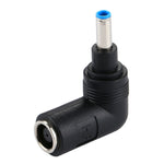 Adaptateur d'alimentation connecteur DC 4506 mâle vers DC 7406 femelle pour ordinateur portable HP, coude à angle droit 90 degrés, DC4506 vers DC7406