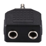Adaptateur séparateur 3,5 mm mâle vers double femelle 3,5 mm