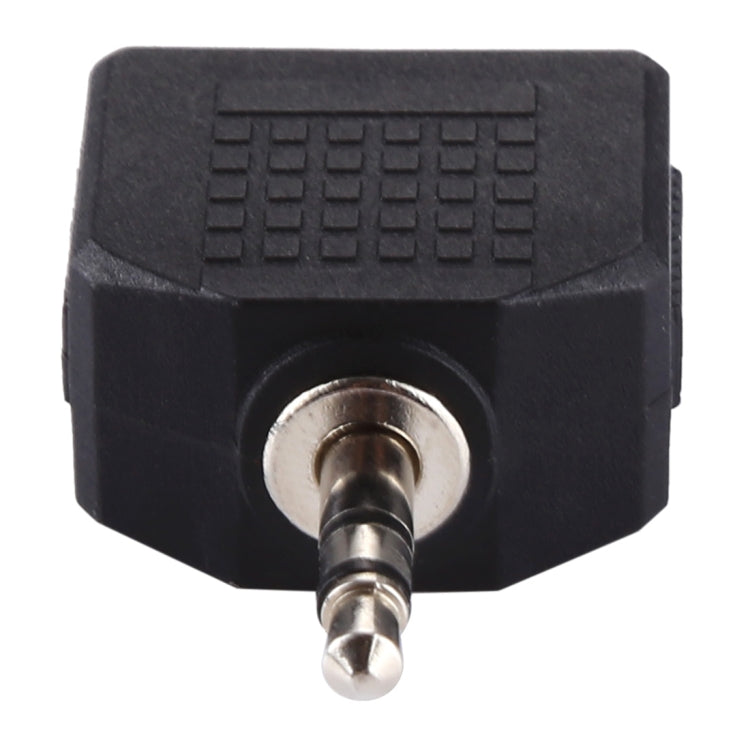 Adaptateur séparateur 3,5 mm mâle vers double femelle 3,5 mm
